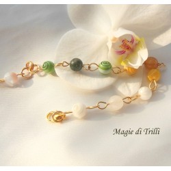 Bracciale dorato con...