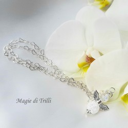 Collana angelo bianco -...