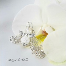 Collana angelo bianco - Idea regalo Prima Comunione -Cresima