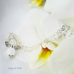 Collana angelo bianco - Idea regalo Prima Comunione -Cresima