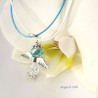Collana angelo azzurro - Idea regalo Prima Comunione - Cresima