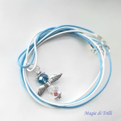Collana angelo azzurro - Idea regalo Prima Comunione - Cresima