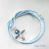 Collana angelo azzurro - Idea regalo Prima Comunione - Cresima