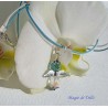 Collana angelo azzurro - Idea regalo Prima Comunione - Cresima