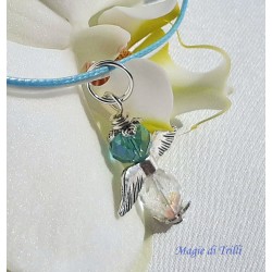 Collana angelo azzurro