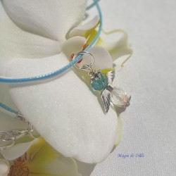 Collana angelo azzurro - Idea regalo Prima Comunione - Cresima
